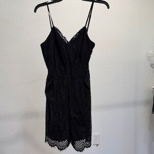 GB Girls Black Lace Jumpsuit